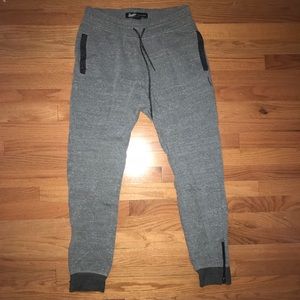 gray joggers